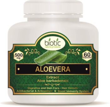 Aloevera Extract Capsules - Herbal Capsules for antibacterial antioxidants