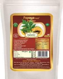 Papaya leaf powder - Herbal powder for dengue malaria fever and for boost immune system and for lower blood sugar level